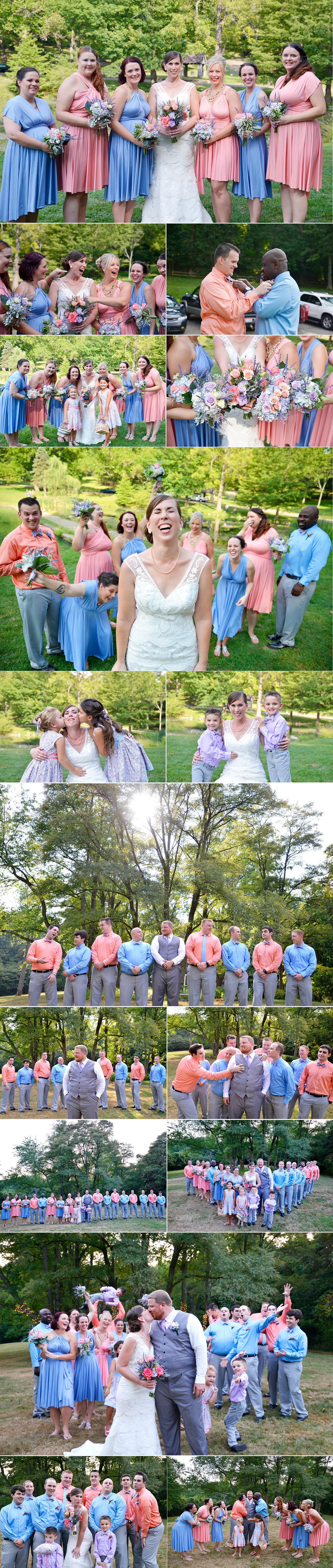 3 Rising park Lancaster Ohio bridal party