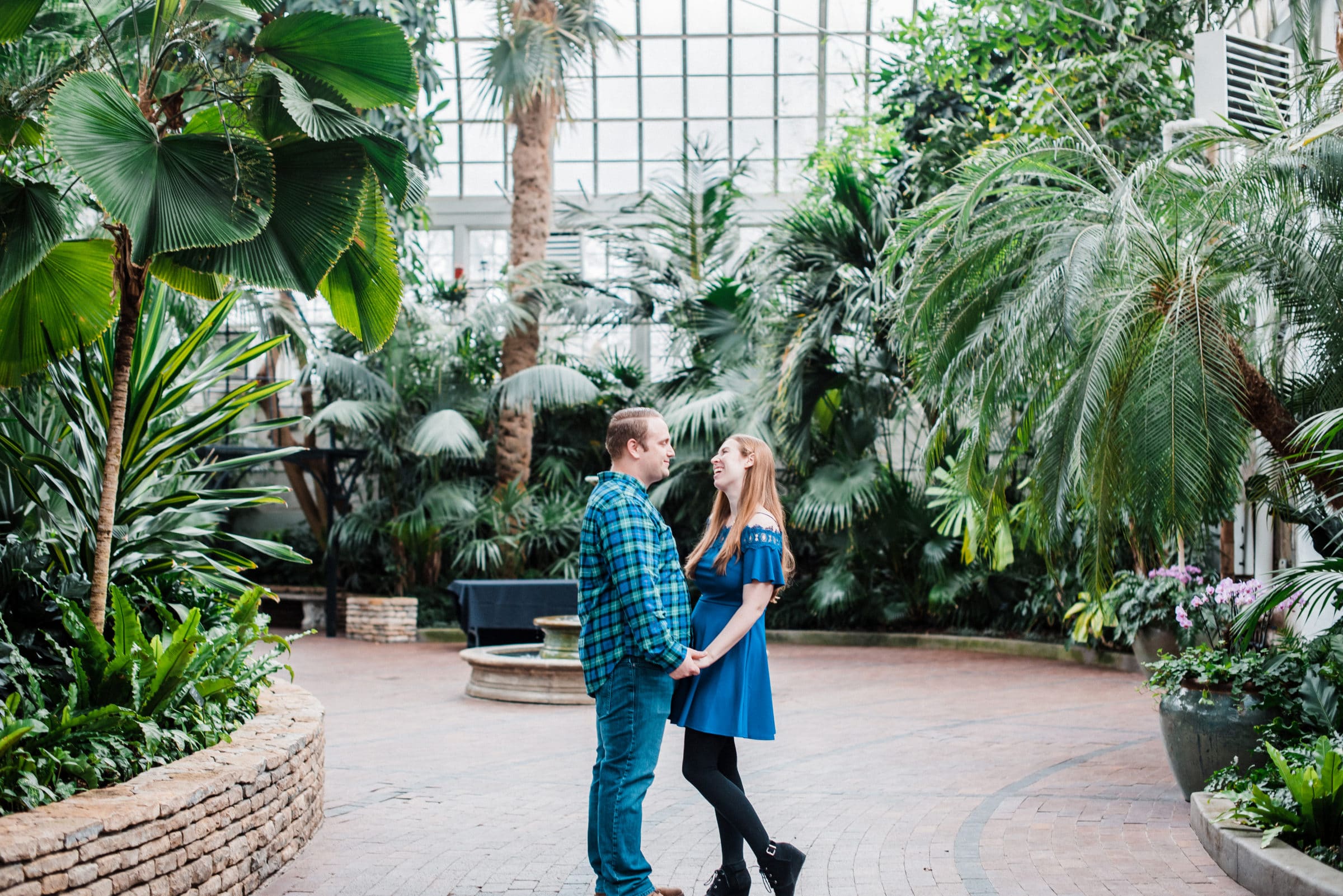 Franklin Park Conservatory Engagement Session , Columbus/Ohio