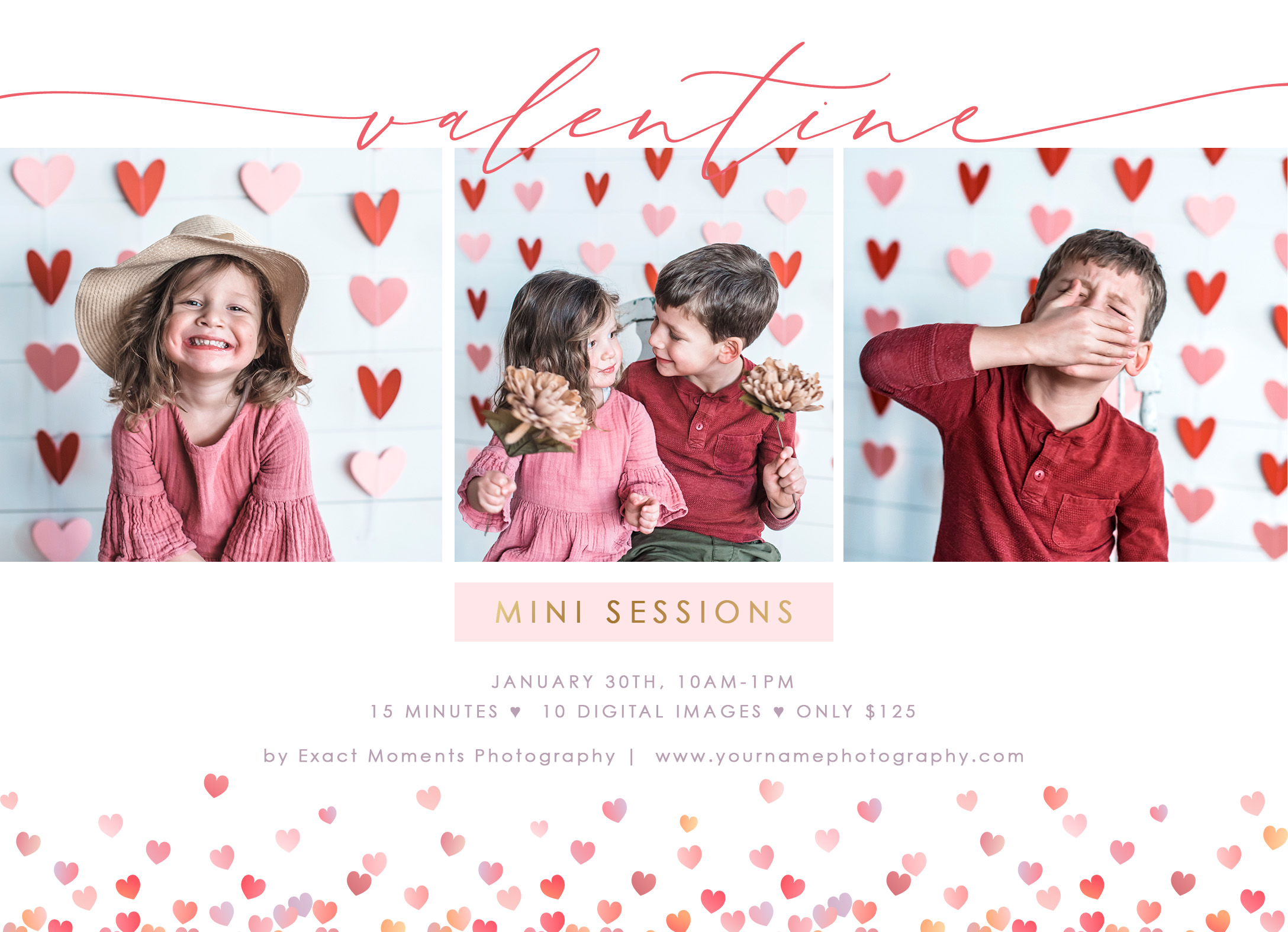 Valentine's day mini sessions