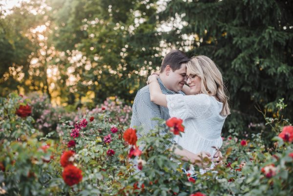 Engagement Session in Park of Roses