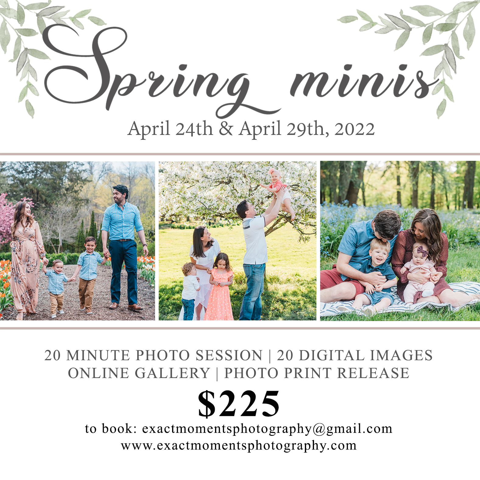 spring photo sessions in Columbus