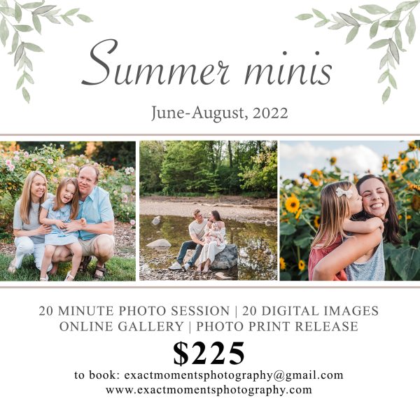 summer mini sessions columbus ohio