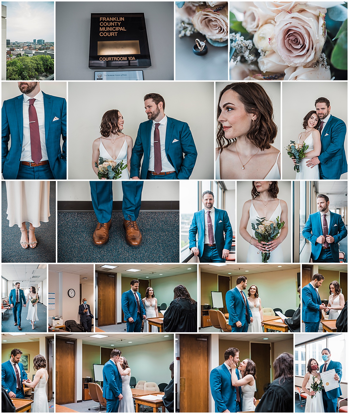 Franklin County Courthouse Wedding in Columbus